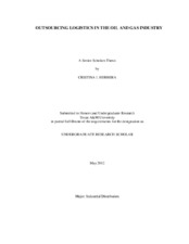 Master thesis on outsourcing